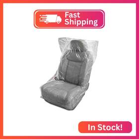 Donkey Auto Products 186-s30b Disposable Clear Plastic Automotive Seat Covers 30 Per Pac