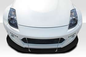 113542 Duraflex Z33 Rbs Front Splitter 1 Piece Fits Nissan 350z 03-08