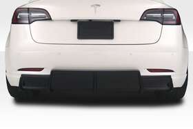 115467 Duraflex Model Gt Concept Rear Diffuser 1 Piece Fits Tesla 3 18-23