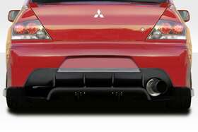 116615 Duraflex Lancer 8 9 Vrs Rear Diffuser 3 Piece Fits Mitsubishi Evolution 03-06 Durafl