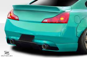 119660 Duraflex G Coupe Q60 Lbw Rear Diffuser 3 Piece Fits Infiniti G37 08-15