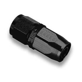 At300104erl Earls Performance #4 Auto-fit Str Hose End Black