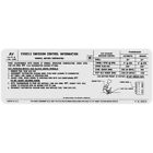Ecn0035 Restoparts Decal Carlo Emissions