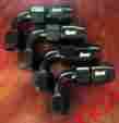 Sum-220887b End-8 Summit Racing Hose Ends Black Fitting An X90 Degree