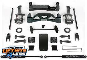 K2116m Fabtech 6 Inch Basic Sys Frnt C/o Spacer With Stealth Shock For 04-08 Ford F-150