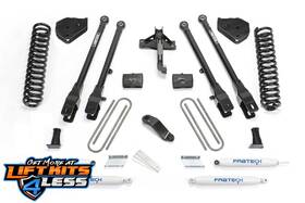 K2254 Fabtech 4 Inch Link Lift Kit With Performance Shocks For 2017-2021 F-250 Sd 4wd