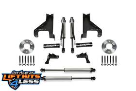 K9005dl Fabtech Auxiliary Shock Kit For 2015-21 Mercedes-benz Sprinter 2500 4wd