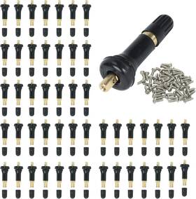 Ub1989 Fekuar 50pcs Tpms 20008 Rubber Snap-in Valve Stems Tire Stem
