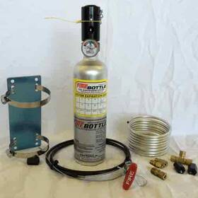 Fire Bottle 099998492560 Rc-250 Safety System With 2.5 Lbs. 5 Manual Pull Cable A