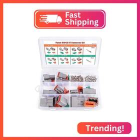 Ft0053 Flytuo 94pcs Electrical Wire Connector Plug 6 Sets 2 3 4 8 12 Pin Deutsch Dt