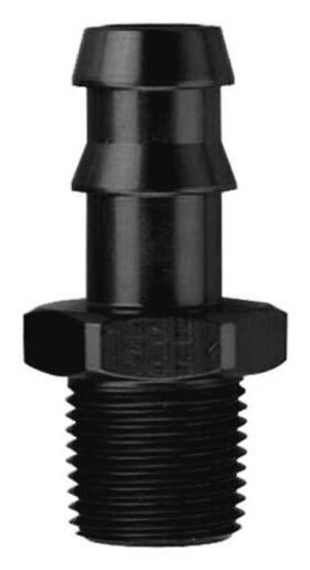 484004-bl Fragola Performance Systems 1/4 Hose Barb X 1/8 Mpt Black