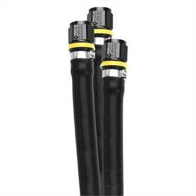 873004 Fragola Performance Systems 1/4 Black Push Lok 3 Feet