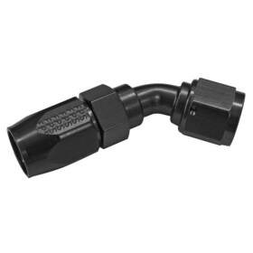104506-bl Fragola Performance Systems Hose End Reusable 45 Deg -6 An To Female Black Ea