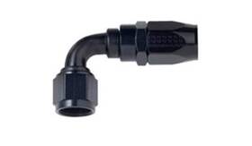 109004-bl Fragola Performance Systems Hose End Reusable 90 Deg -4 An To Female Black Ea