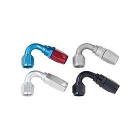 112008-bl Fragola Performance Systems Hose End Reusable 120 Deg -8 An To Female Black Ea