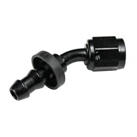 204508-bl Fragola Performance Systems Hose End Socketless 45 Deg -8 An To Female Black Ea