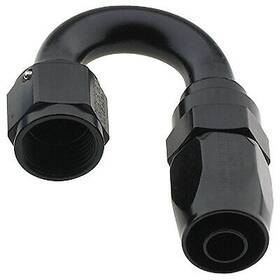231806-bl Fragola Performance Systems Hose Fitting #6 180 Deg Pro-flow Black