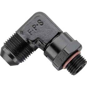 499207-bl Fragola Performance Systems -8 X 9/16 - 18 6 90 Degree Swivel Black