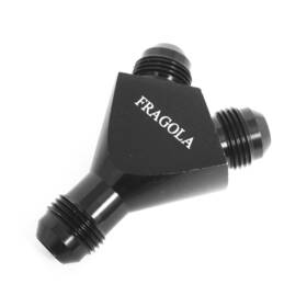 900608-bl Fragola Performance Systems Y-fitting 8an Male All Black