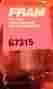 G7315 Fram In-line Gasoline Filter Height 5.47 Outside Diameter 2.16