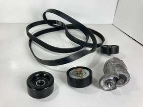 90k-39071a Gates Serpentine Belt Drive Component Kit Hyundai / Kia 2.0l 2.4l Forte Used