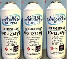 R1234yf Global Refrigerant Supply Yf Automotive Air Conditioning Systems Three 8 Oz. Cans