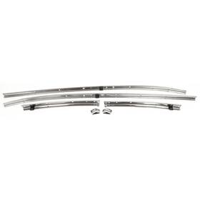 Rr03-70p Golden Star Roof Rail Weatherstrip Channel Set 70-72 Chevelle