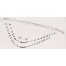 Ws01-70s Golden Star Rear Windshield Mldg Set 5 Pcs 70-74 Camaro/firebird Lg-159