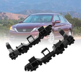 1042115 Havgufil Front Bumper Retainer Support Brackets 2013-2017 Accord Bracket Black