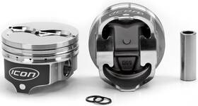 Ic840.030 Icon Pistons Bbm Dished Piston Set - For 4.350 Bore -23.7cc