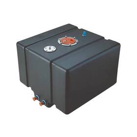 252-116-01 Jaz Pro Street Fuel Cell 16 Gallons Plastic Black 18.5 Inch X18.5 X12