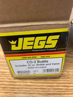 60205 Jegs P# Co2 Bottle