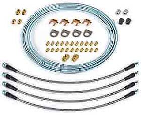 635595 Jegs Universal Dot Brake Line Kit 4-line