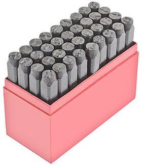 80765 Jegs Letter/number Stamp Set