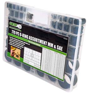 84440 Jegs O-ring Assortment 779-piece Nitrile Buna-n Resists Oil Gas Water And Al