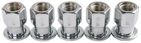 Jegs 889944073703 Mag Lug Nuts Medium Open-end 1/2 Inch -20 Rh Chrome