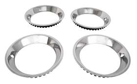 90898 Jegs Trim Ring Set 1969 Chevy Camaro 1969-1970 Chevelle El Camino Fi