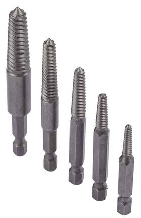 W2964 Jegs Spiral Power Extractor 5-piece Set