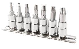 W36790 Jegs 7-piece Screw Extractor Set 1/4 Inch Drive