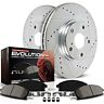 1-click K2389 Power Stop Front Evolution Brake Kit For Honda 792088528469