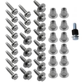 68193128 Laformo Sidestep Hardware Mounting Kit Compatible With 2013-2019 Ram One Size Silver