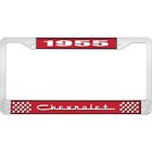 Lf2235505c Oer Chevrolet Red And Chrome License Plate Frame 099998471404