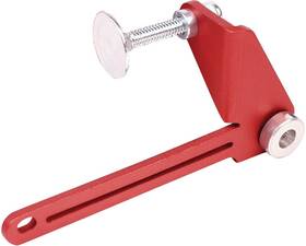 52-32730 Longacre Racing Products Throttle Stop - Primary Aluminum Red Anodize Square Bore Kit