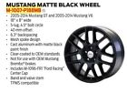 M-1007-p188mb Ford Mustang Matte Black