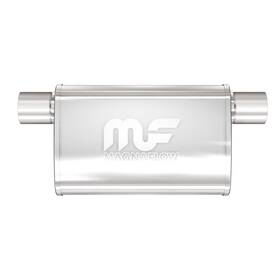 14377 Magnaflow 4 Inch X 9 Oval Muffler Offset In/offset Out 2.5 Body Length 14