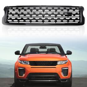 Lr052715 Makecargreat For 2013-2017 Land Rover Range Front Upper Grille Glossy Black
