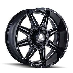 8100-2994m Mayhem Wheels Monstir 8100 20x9 Wheel With 6x120 And 6x5.5 Bolt Pattern - Gloss Black