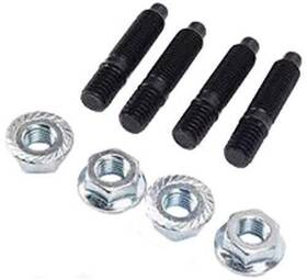 81450 Milodon 5 16 X 1 2 Carburetor Stud Kit For Thick Flange
