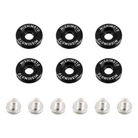 Mmfw-lg-6bk Mishimoto For Large Fender Washer Kit 6pcs - Black