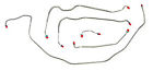 Mkt7001 Right Stuff Power Disc Front Brake Line Kit Pcs